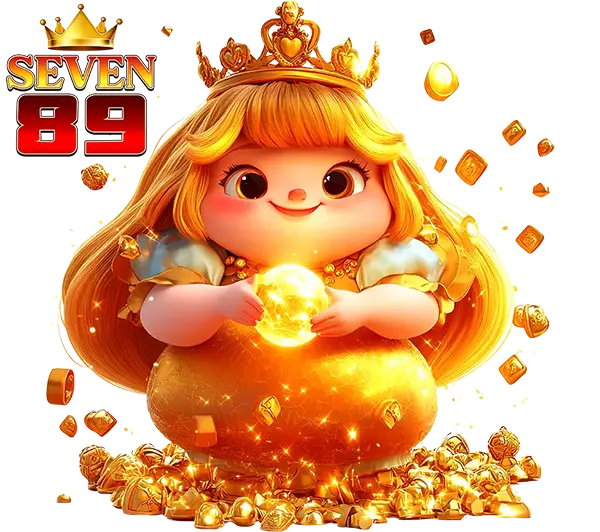 SEVEN89 สล็อตธีมเทพธิดาโชคลาภสีทอง รายล้อมด้วยเหรียญทอง ลุ้นโบนัสแตกง่ายทุกการหมุน