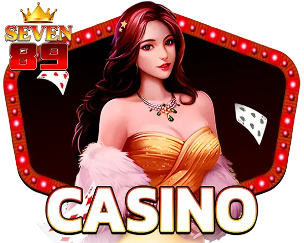 SEVEN89 หมวด CASINO ดีลเลอร์สาวสวยพร้อมไพ่ กราฟิกคมชัดเดิมพันง่ายผ่านมือถือ